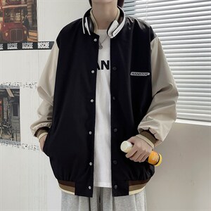 2021新款春秋休闲百搭外套男生夹克棒球服宽松潮外衣  W1799-P46图片