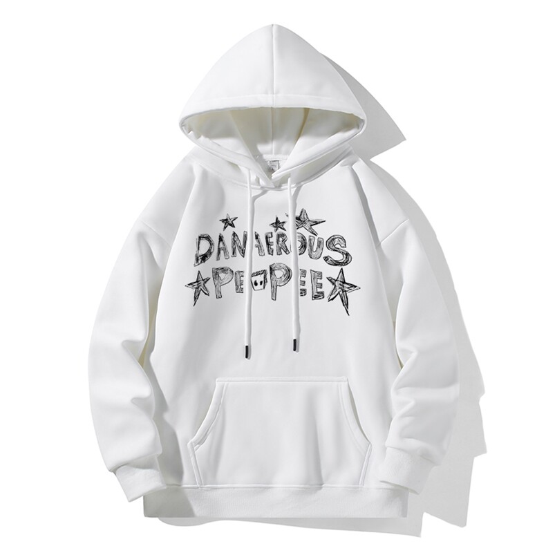 抖音得物高品质印花连帽卫衣秋冬装美式宽松连帽纯色卫衣ADL100,男装卫衣,电商A443