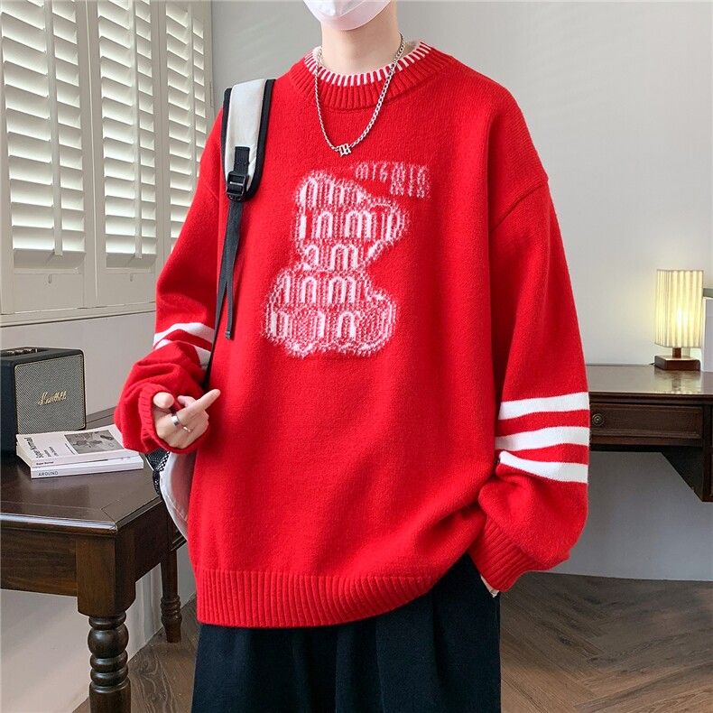 【新品】2025秋冬男士时尚休闲百搭针织连帽毛衣潮流-M289-P50,男装针织衫/毛衣,星座1105-1