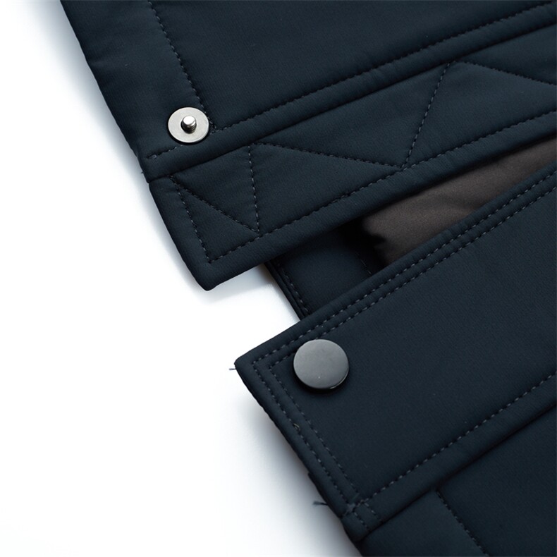 中老年白鸭绒羽绒服可卸狐狸毛领男冬季新款加厚外套HM2199-P490，男装羽绒服，电商B212（原钱塘6029）