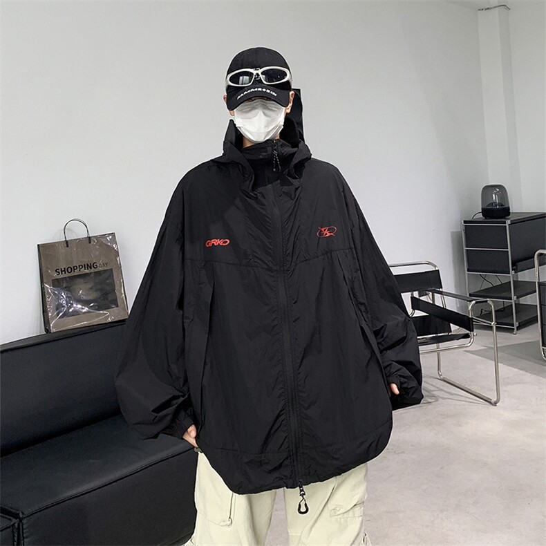 夏季新款户外速干防晒夹克山系机能冲锋衣男现货W8193-P45,男装防晒衣,星座512-4