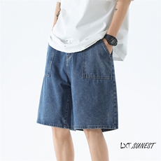 D321-K228#夏季薄款宽松多口袋牛仔裤P45（S-2XL），男装牛仔裤，电商D321