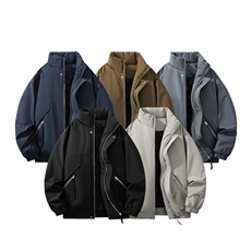 自家图有视频加棉加厚潮牌防风防寒保暖立领外套棉服M2571p85，男装棉衣，电商D315