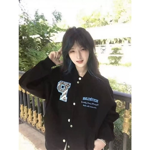 网图有货 民族风刺绣棒球服外套男女宽松情侣美式夹克 A1024-P60图片