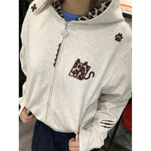 5495-P57原版做工压线+有内贴+全刺绣休闲卫衣薄款/加绒图片