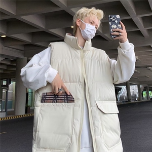 美式工装棉马甲男冬情侣加厚保暖背心马夹外穿坎肩棉衣AL001-P68图片