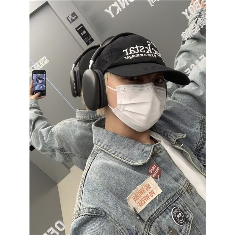 复古水洗做旧徽章牛仔外套宽松男春秋高街小众设计感百搭1180-P62,男装工装外套,星座910-5