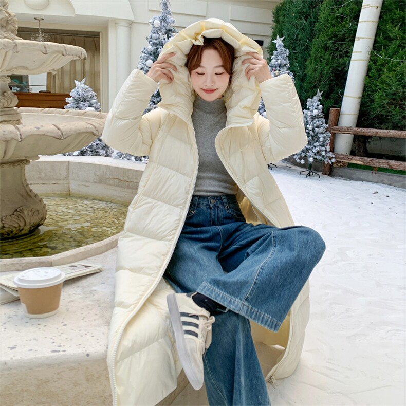 2025现货长款羽绒服210-3293-P370-4682025年冬季长款有帽不可拆,女装羽绒服,浙宝210（原浙宝191）