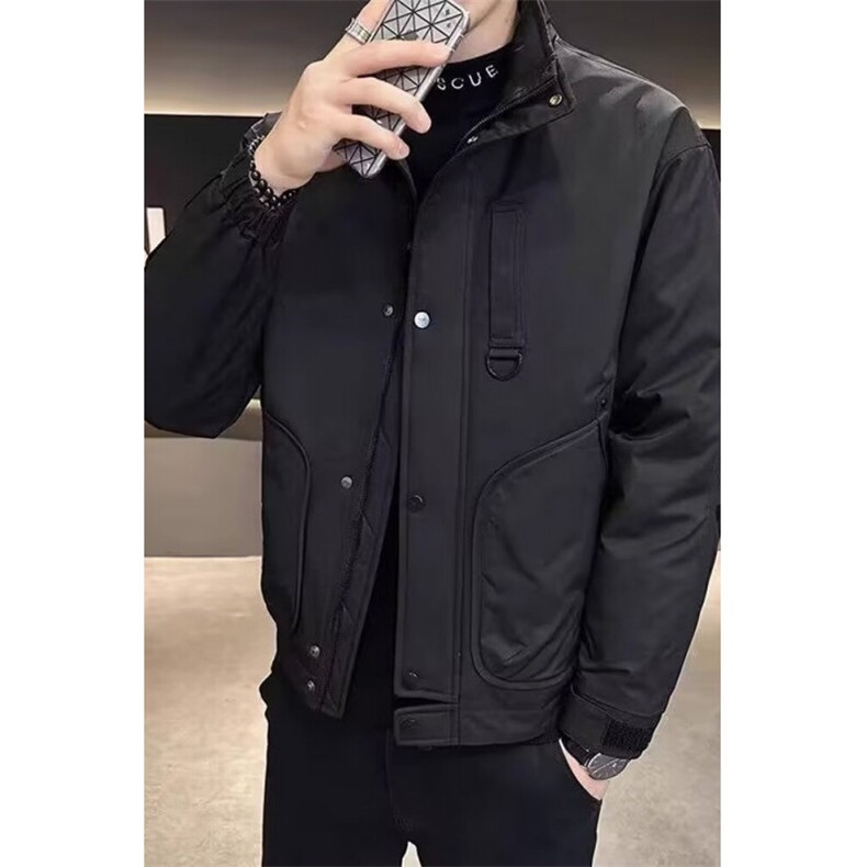 夹克男士韩版潮流加厚时尚棉衣外套男上衣服男装M900-P75,男装夹克,星座308B-2