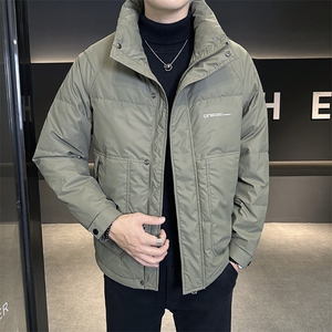 标50绒男士羽绒服冬季2025新款帅气白鸭绒外套男加厚Y8091图片