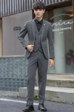 西装男套装韩版修身两件套商务休闲小西服英伦风礼服p230控489，男装西服套装，电商A355（原A415）