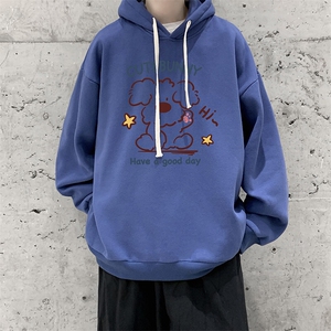 连帽卫衣男大码胖子帽衫大号运动服WY2434-P35图片