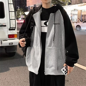 F482P37春秋男女同款新款卫衣男生衫时尚宽松外套图片