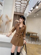 风衣连衣裙，女装风衣，博内歌特