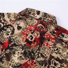 2021花衬衫大码衬衣沙滩涤棉衫弹力短袖9896P40M-7XL码3D图，男装T恤，星座1106