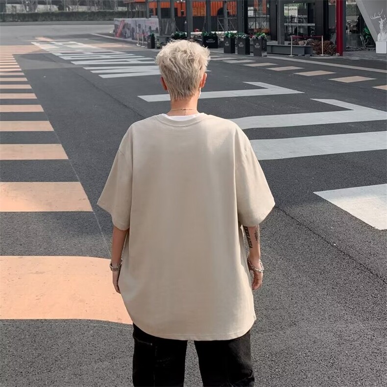 夏季男生潮酷纯棉精品短袖T恤衫时尚百搭潮流男孩,男装T恤,星座1013