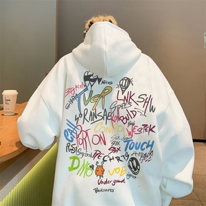 直播460克超厚潮牌重磅纯色连帽卫衣力推男XZ517A-2-WY8842-P68