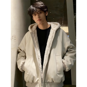 2025新款冬季棉服棉衣男生保暖面包服潮牌帅气外套YM6047特批90图片