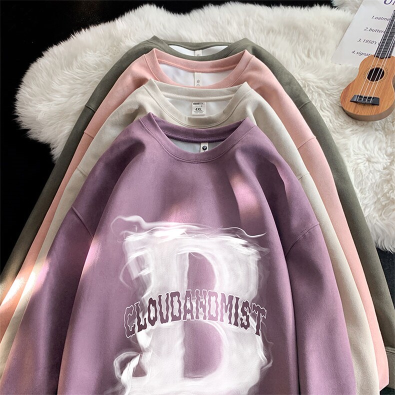 2025秋季男潮流休闲wyjp7829卫衣圆领麂皮绒特p35控69,男装卫衣,星座605(原A050)