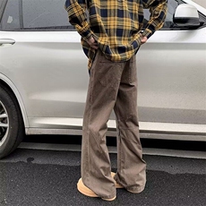 美式街头复古工装伐木裤男女百搭宽松阔腿裤G109-P57，男装休闲裤，星座1109-3