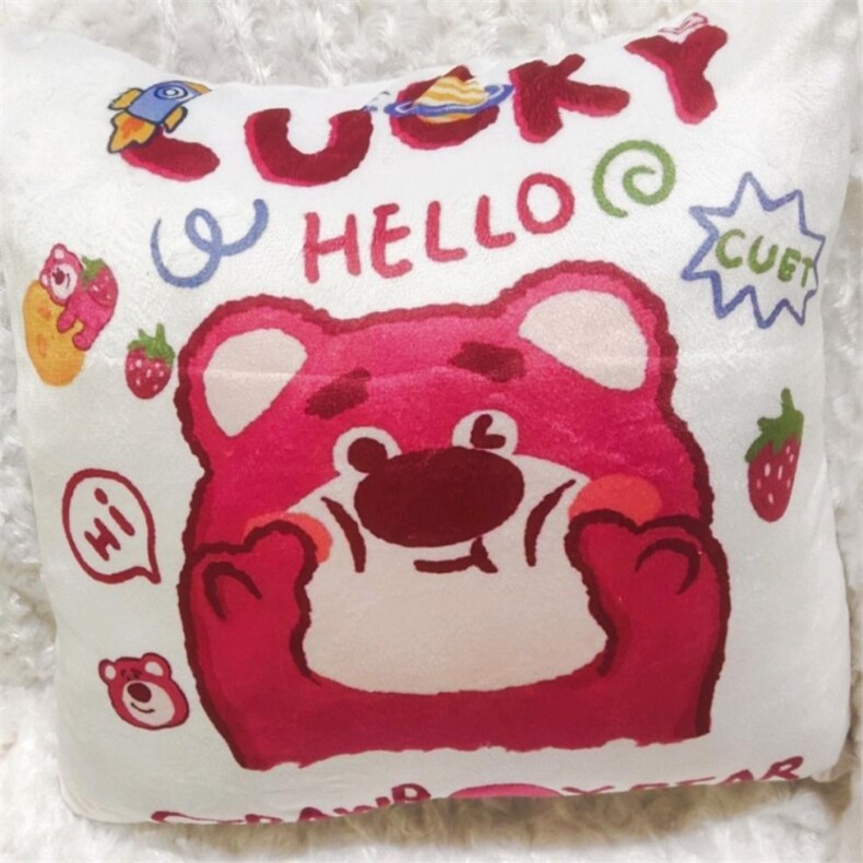 方形枕（带内胆）靠垫，嘉然毛绒玩具