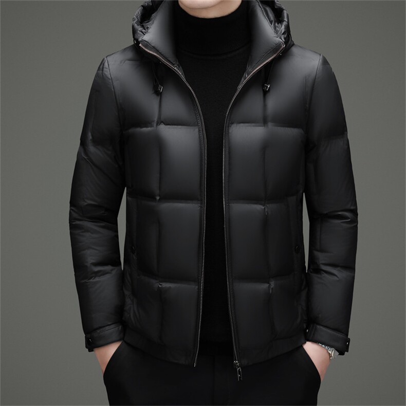 主推冬款新标90绒子白鸭绒羽绒服外套中年男加厚羽绒服夹克,男装夹克,钱塘723