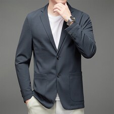2023秋季爸爸西装休闲外套男中老年商务休闲西服MNSABX7016-P210图片