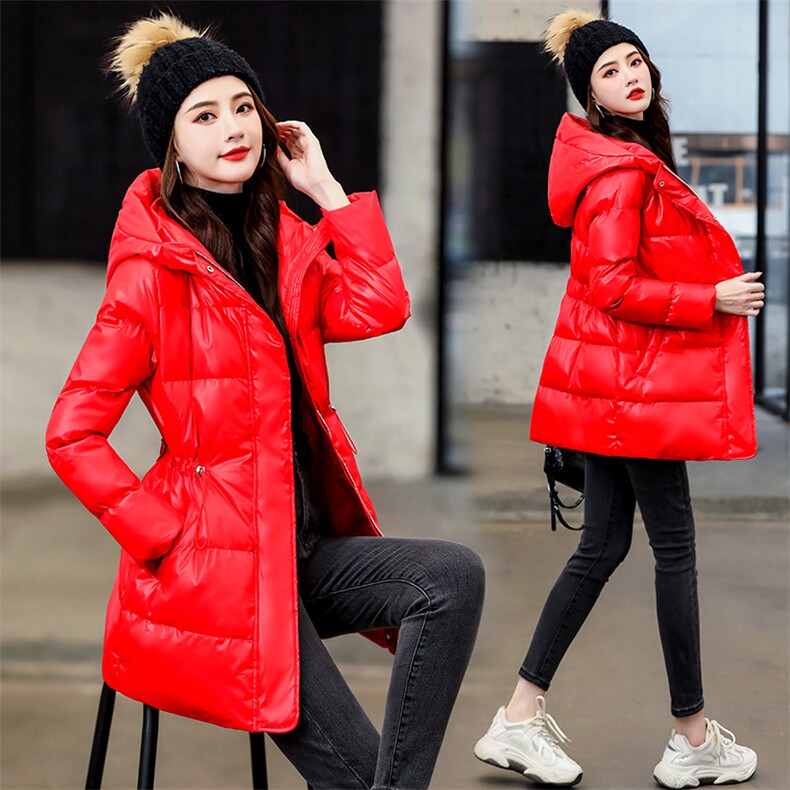 2020冬季新款简约舒适气质时尚连帽棉衣，女装棉衣/棉服，依如秀(原杭风阁)