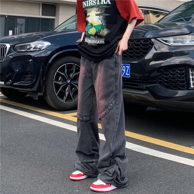 美式牛仔裤男款秋季长裤潮 NB69 P78图片