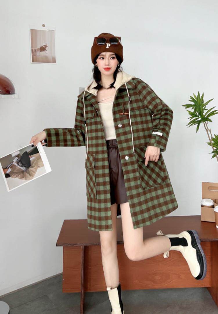 格子外套，定制款，其它，觅 愉