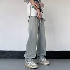 青春流行ins男直筒水洗牛仔裤P38，男装牛仔裤，星座1116-2