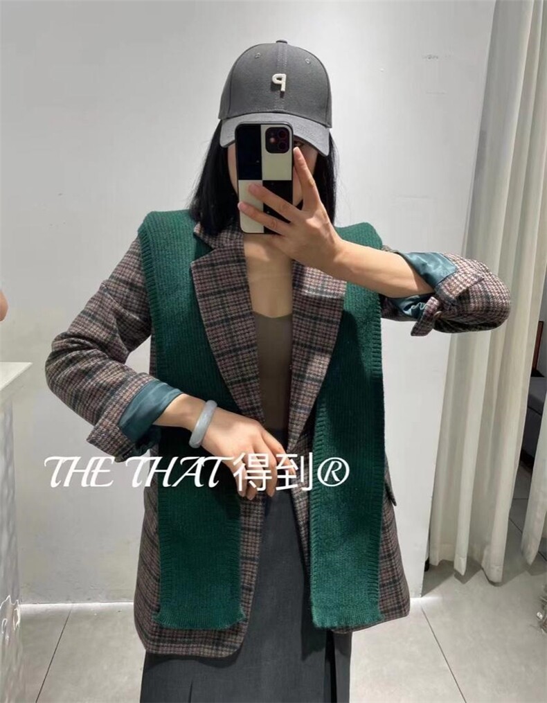 羊呢披肩西服外套，其它，得到THETHAT