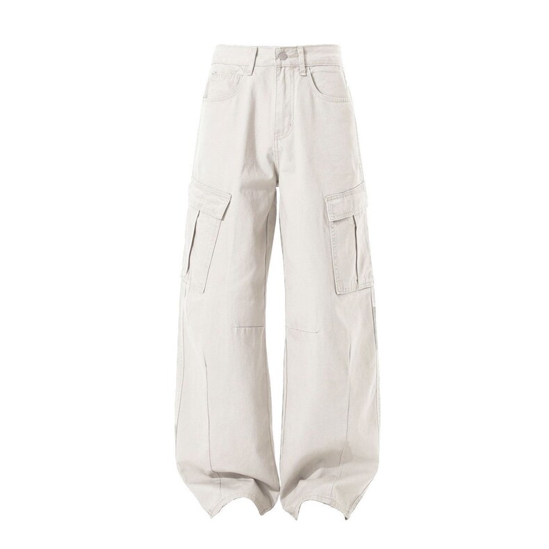 网图秋冬美式复古工装裤藏青色直筒宽松显瘦阔腿裤310A-2511-P38,男装工装外套,四季星座310A