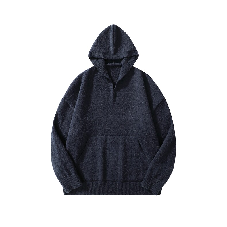慵懒个性连帽休闲百搭情侣款毛衣绒毛随性舒适时尚上衣HY838P65,男装针织衫/毛衣,电商A102B