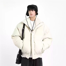 (网图)特价棉服特批价S起立领PU皮棉服皮棉服313B-Y665-P70，男装棉衣，星座313B