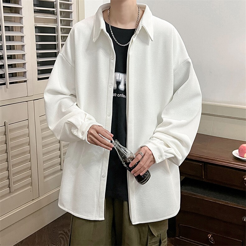 控58加厚加绒衬衫男大码长袖衬衣男外套HC79099-P38加绒款-P48,男装衬衫,电商A040
