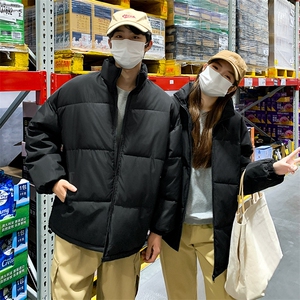 奶呼呼棉服女2025新款情侣加厚立领宽松学生棉衣外套潮C598-85图片