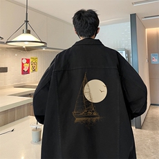 牛仔夹克男大码牛仔外套男茄克NJ77409-P60，男装夹克，电商A040
