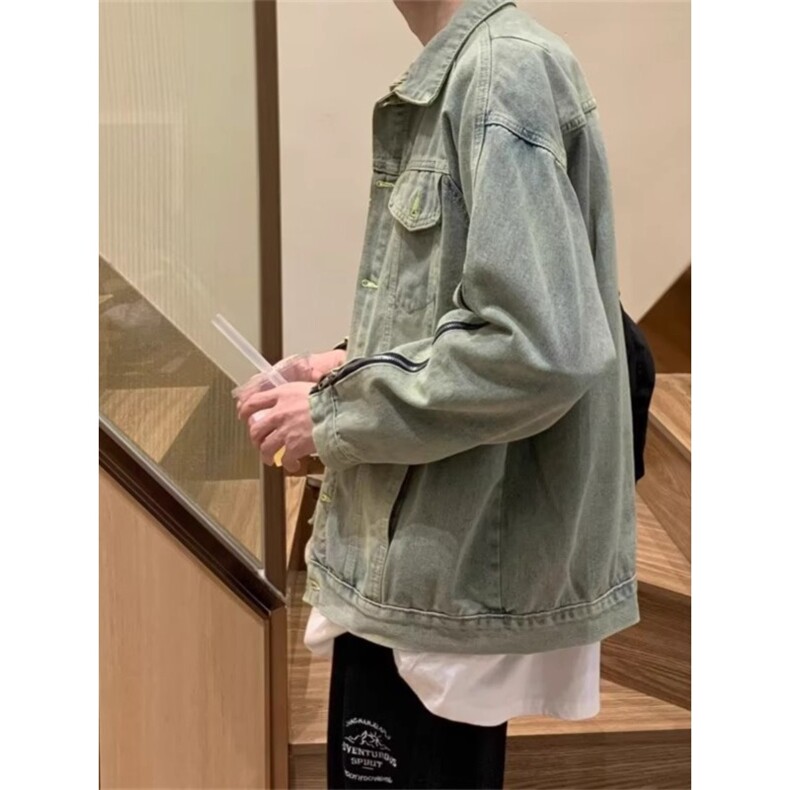 JK8887-P57美式高街vibe牛仔外套,男装工装外套,电商B323A