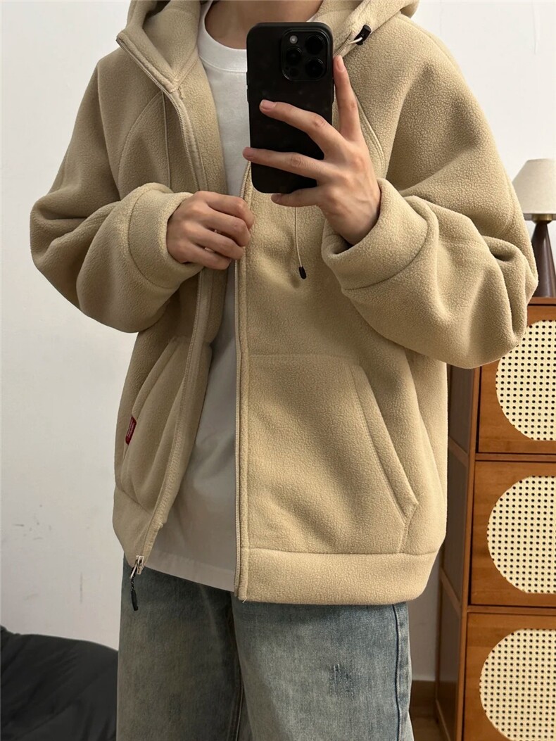 摇粒绒连帽拉链卫衣外套1302-GS02-P55成分100聚酯纤维,女装短外套,星座1302