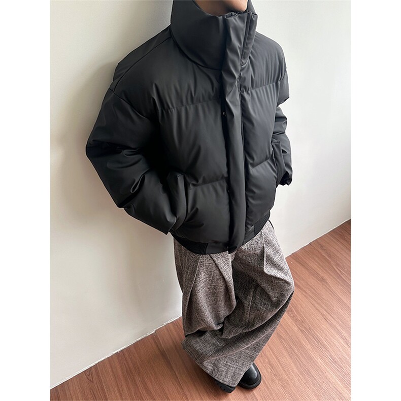 棉服防水防污立领纯色短款百搭棉衣男女5D3063-TP70不,男装棉衣,电商A102