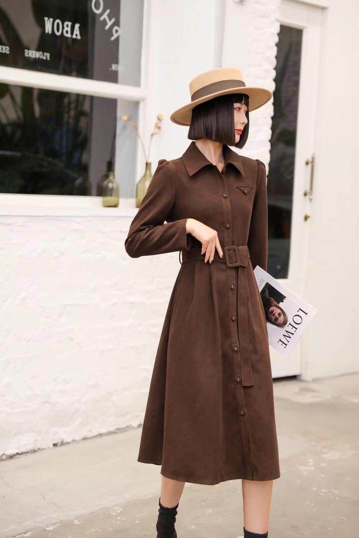 风衣裙，女装风衣，博内歌特