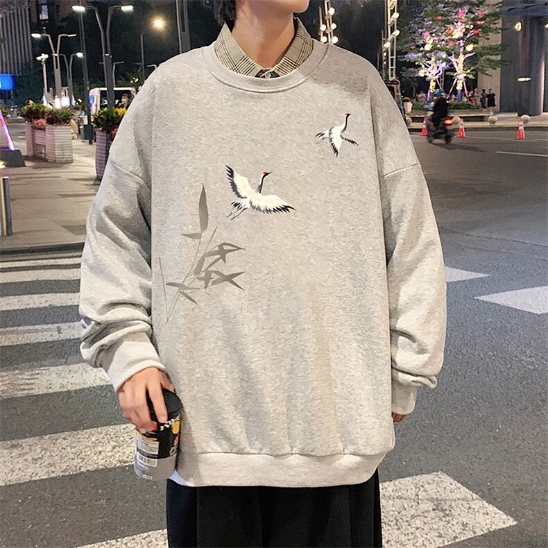 8XL圆领卫衣男超大码胖子肥佬大号长袖t恤S6394-P28,男装卫衣,电商A040