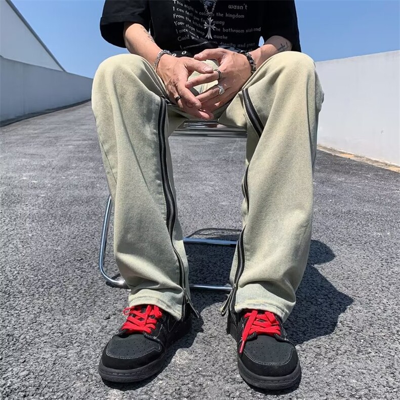 男长裤水洗青春流行时尚合体直筒春季潮ins新款N5074P53,男装牛仔裤,星座1116-2