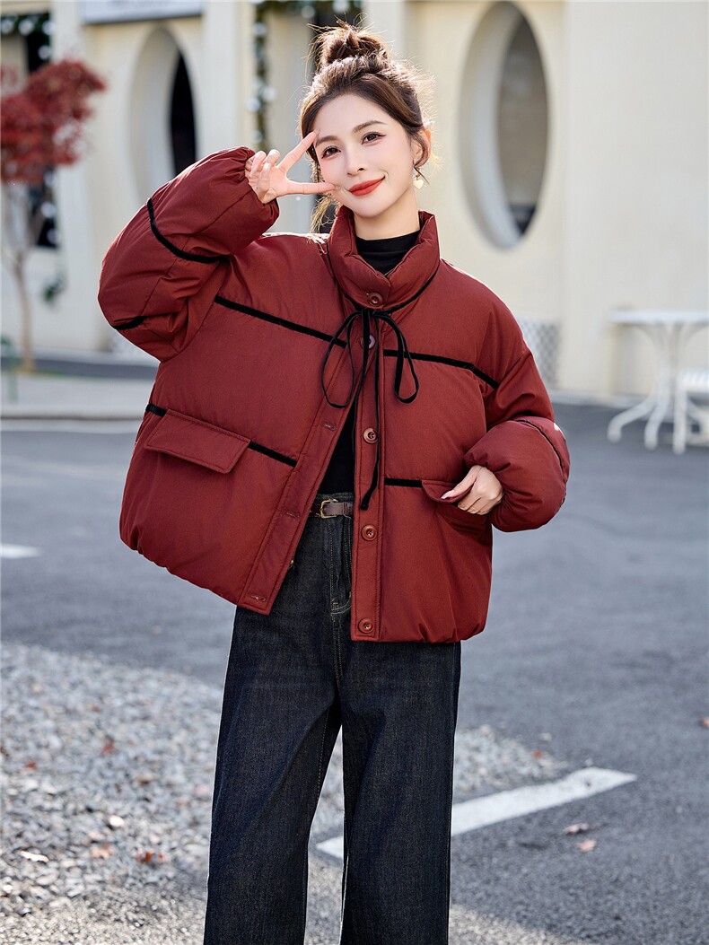 [现货】2025年新款减龄公主风保暖新年款羽绒服,女装羽绒服,橙子家