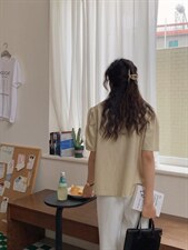 现货短袖西装上衣，女装西装，汐美