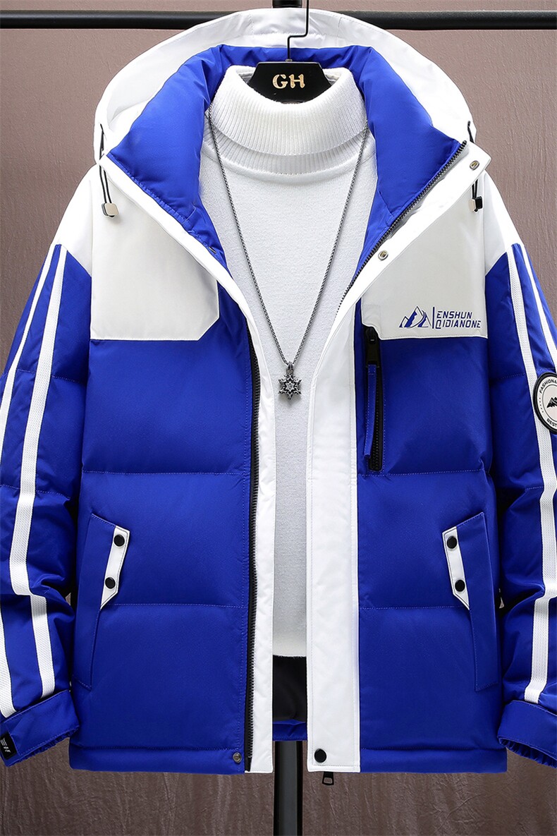 冬季加厚棉衣男休闲青年连帽棉衣百搭棉服外套MY8755-P113,男装棉衣,星座310B-3