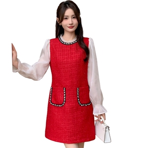2024年春季新款女装时尚修身显瘦气质连衣裙图片
