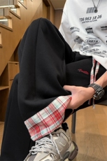 2026春节新款男士宽松直筒卫裤百搭情侣休闲裤WK2086特P39，男装休闲裤，电商B220