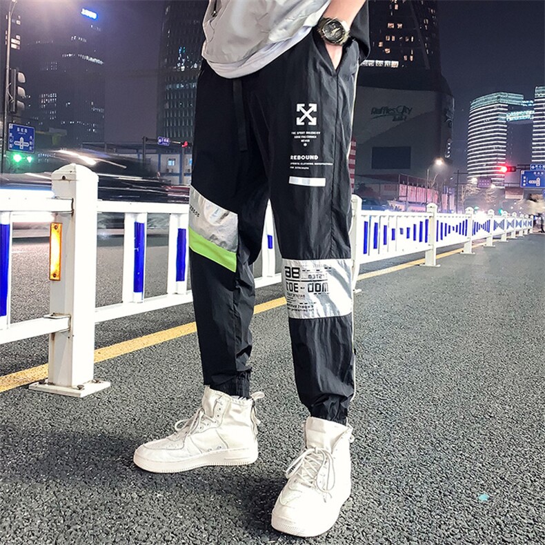 2021新款反光条工装裤A222B-5092P50,男装休闲裤,星座304A-1